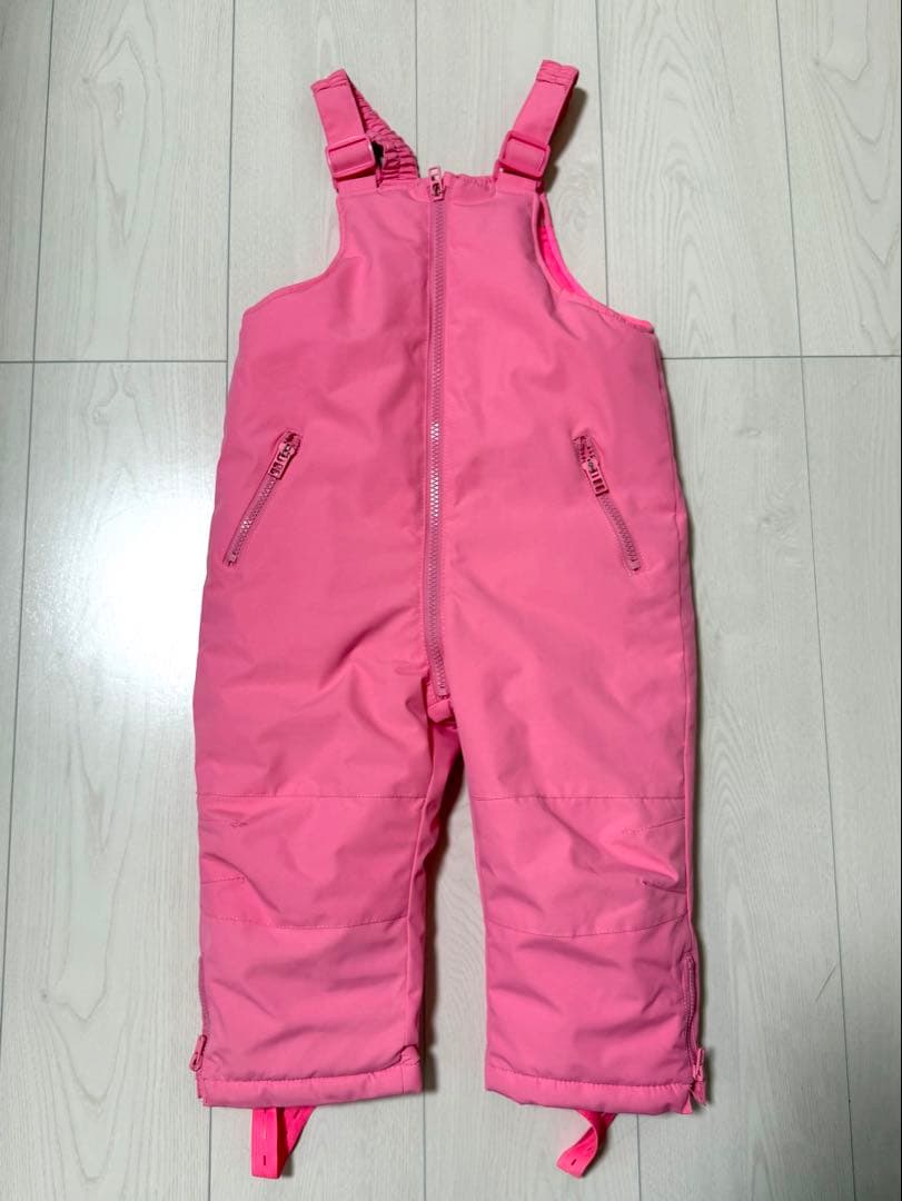 ZARA 花柄 スキーウェア 2-3歳用 上下セット