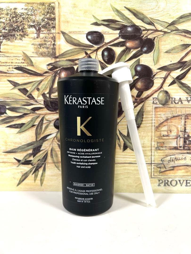 Kérastase Chronologiste シャンプー 1000ml KERASTASE Chronologiste Bain Regenerant Anti-Aging Shampoo, 1000ml