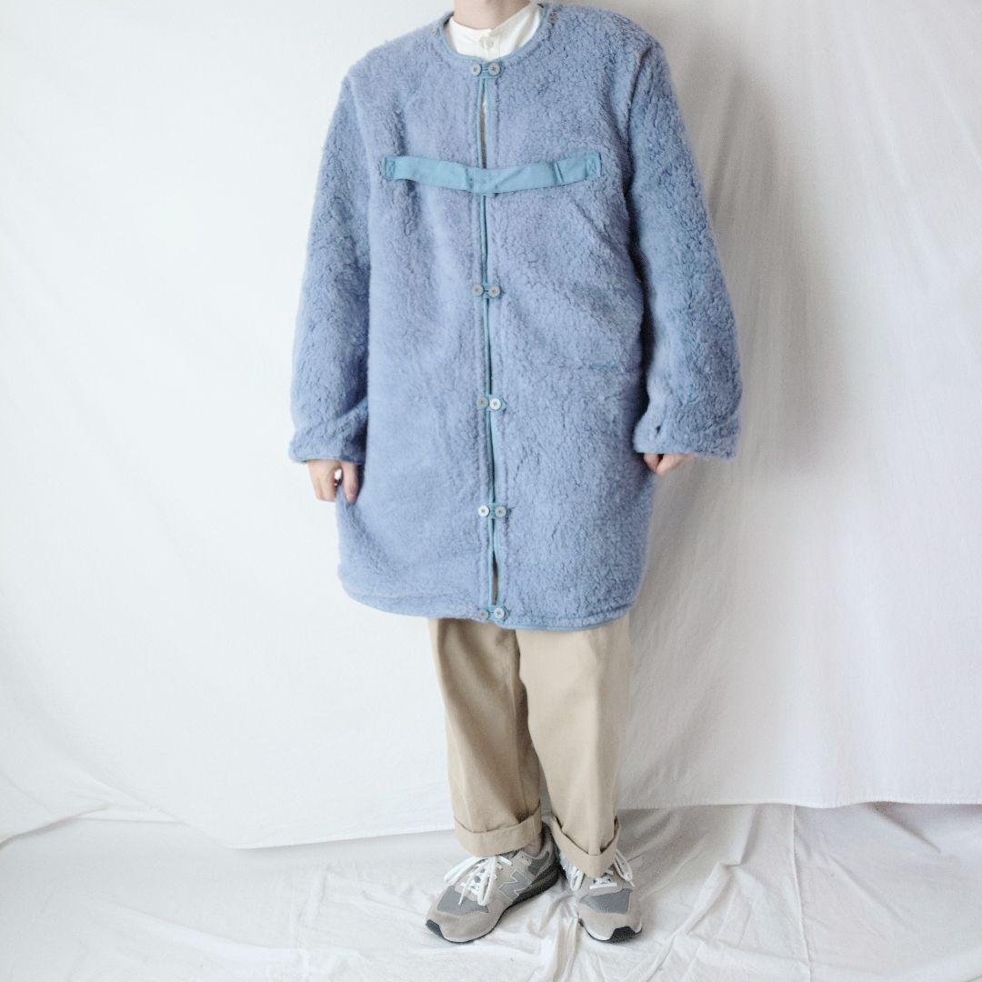 デッドストック】スウェーデン軍 M59フィールドコート サックスブルー