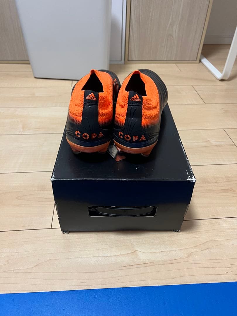 adidas コパ 20+ FG 27.5cm コアブラック×シグナルオレンジ