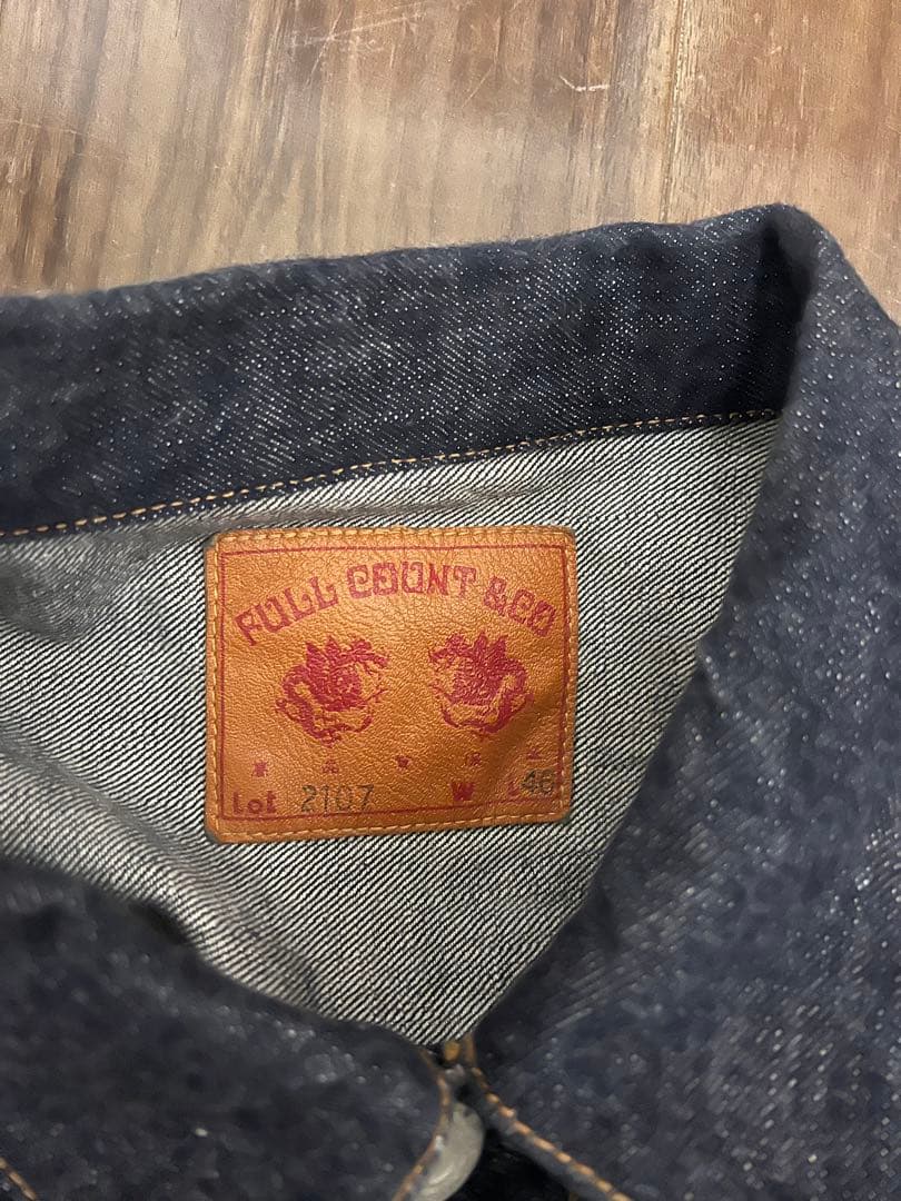 FULLCOUNT 2107W デニムジャケット 13.7oz ワンウォッシュ