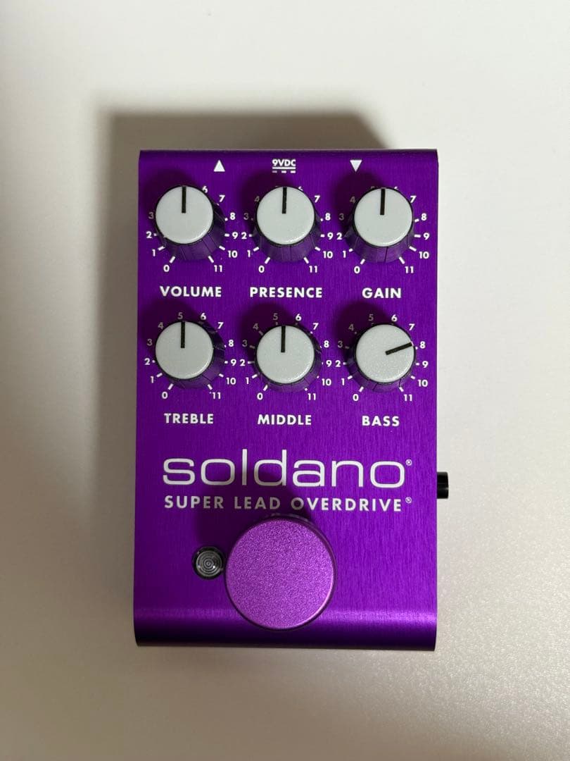Soldano SLO Pedal – Purple SLO PLUS Pedal – Custom Purple - soldano.com