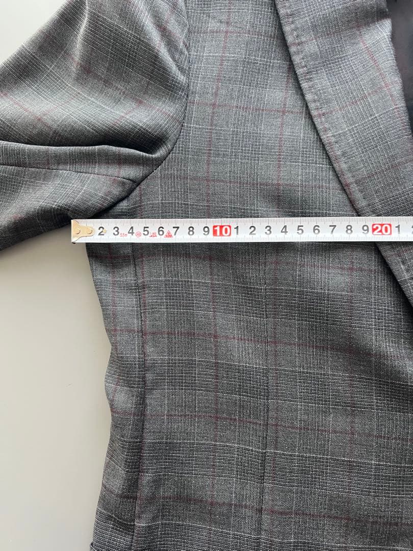 高価ファッション - r*n様 ISAIA グレー チェック柄 ビジネス