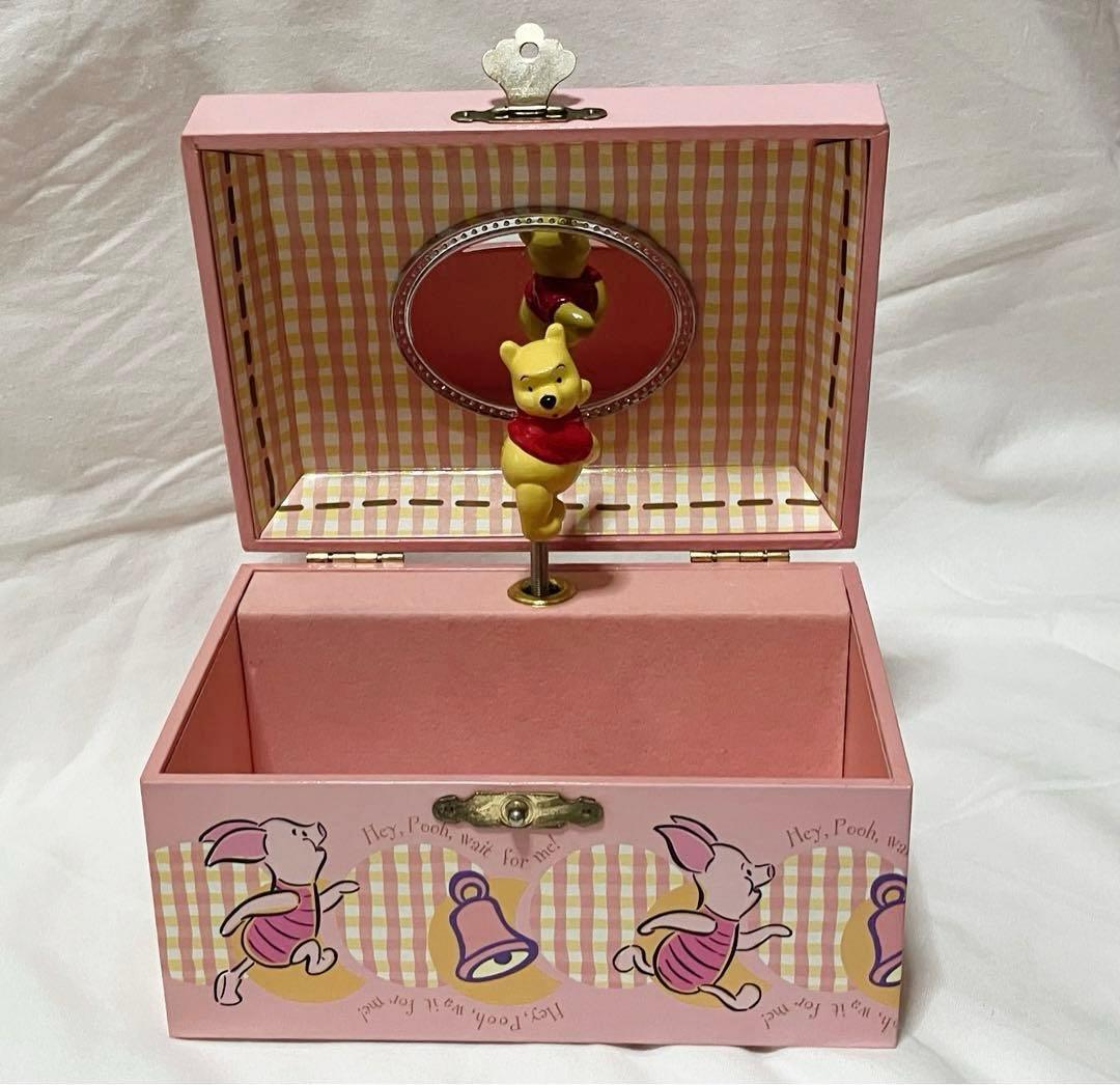 ディズニー プーさんのオルゴール ピンク - メルカリ