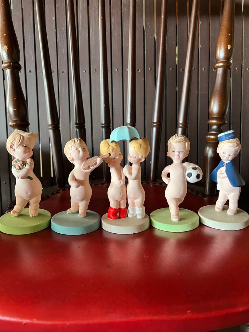 非売品★ 高島屋 タカシマヤ ローズちゃん5体昭和 レトロ 置き物 飾り 髙島屋 - 高島屋☆【希少】 ローズちゃん人形の通販 by フランクリン