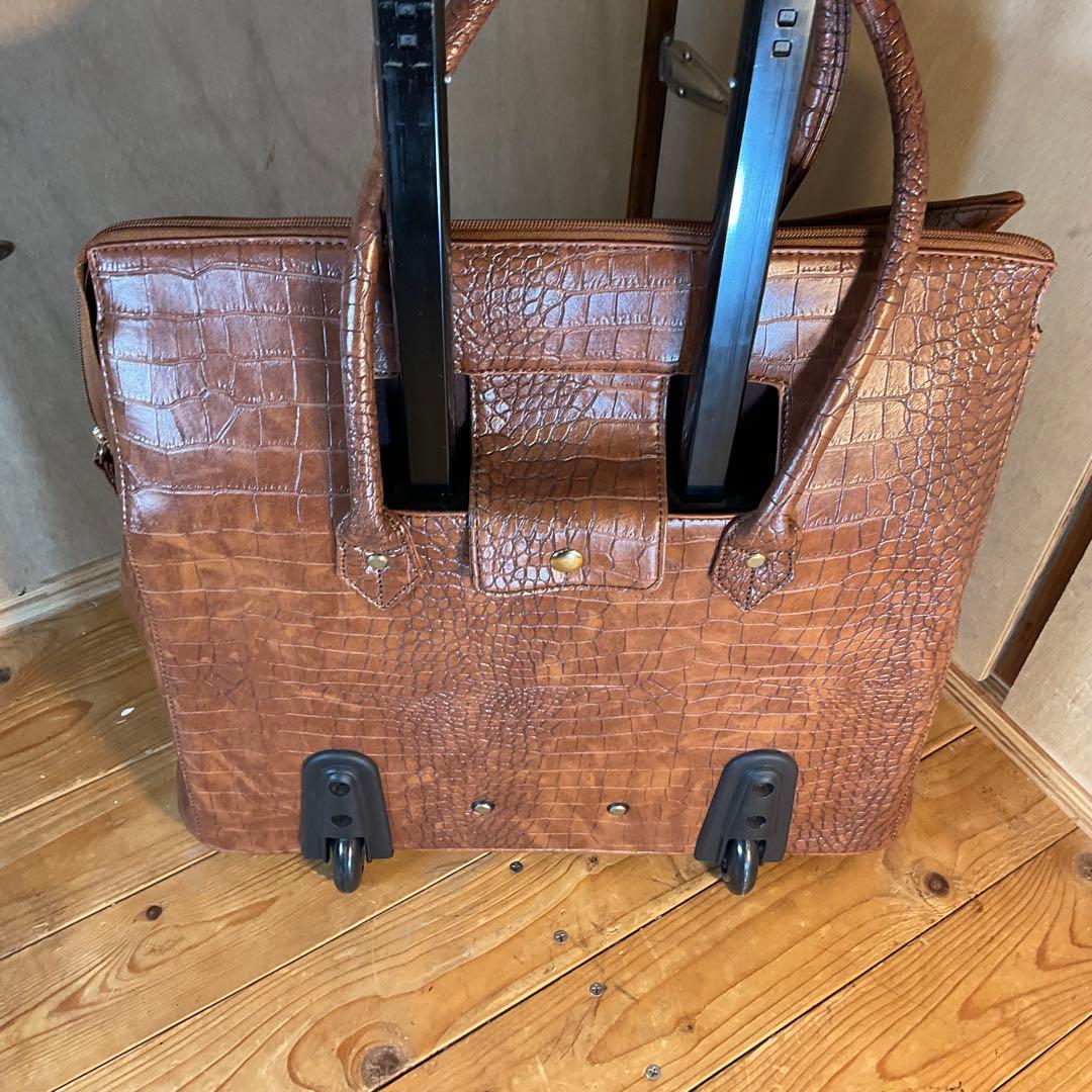 新品 未使用 COOCO クーコ キャリーカート キャリーバッグ クロコ 型