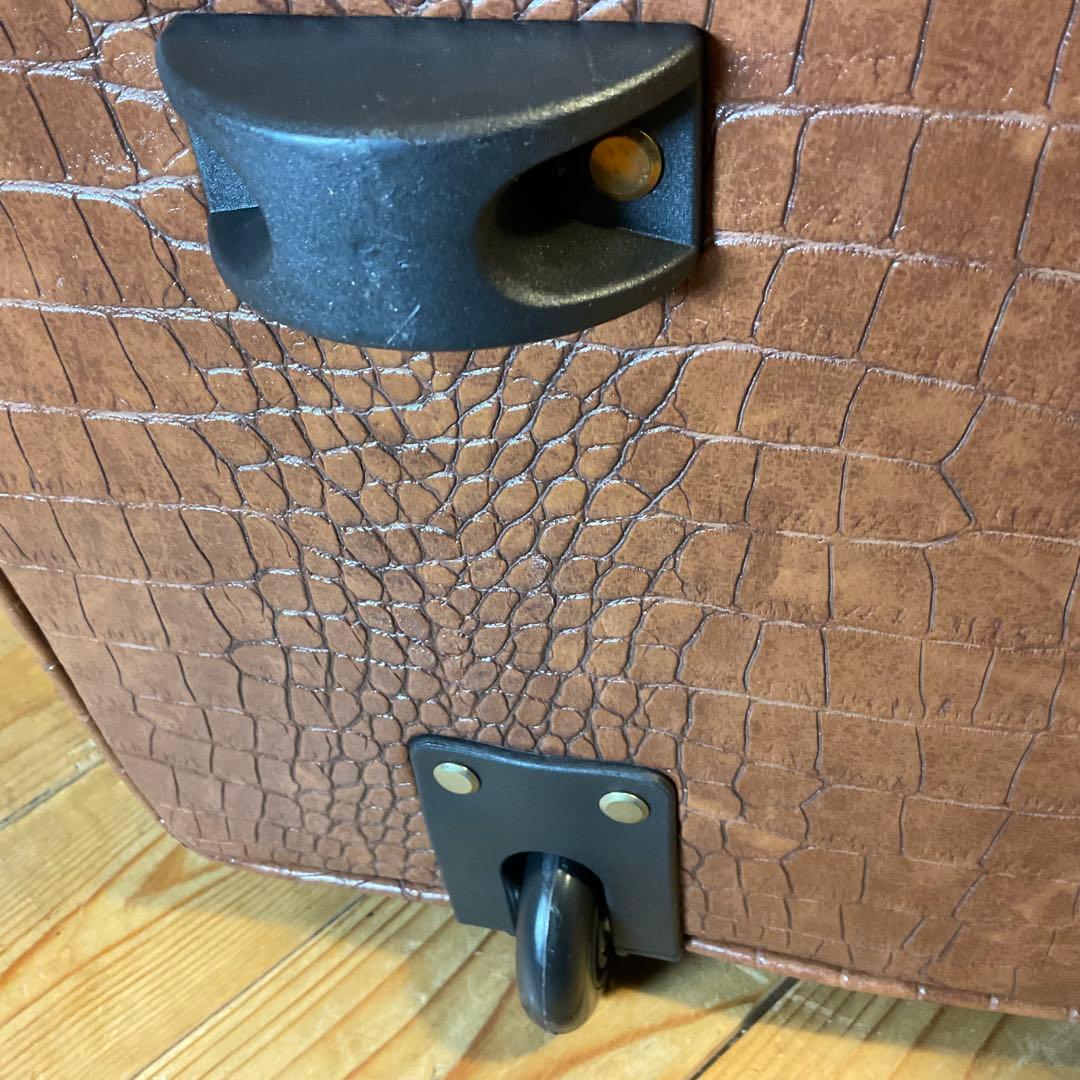 新品 未使用 COOCO クーコ キャリーカート キャリーバッグ クロコ 型