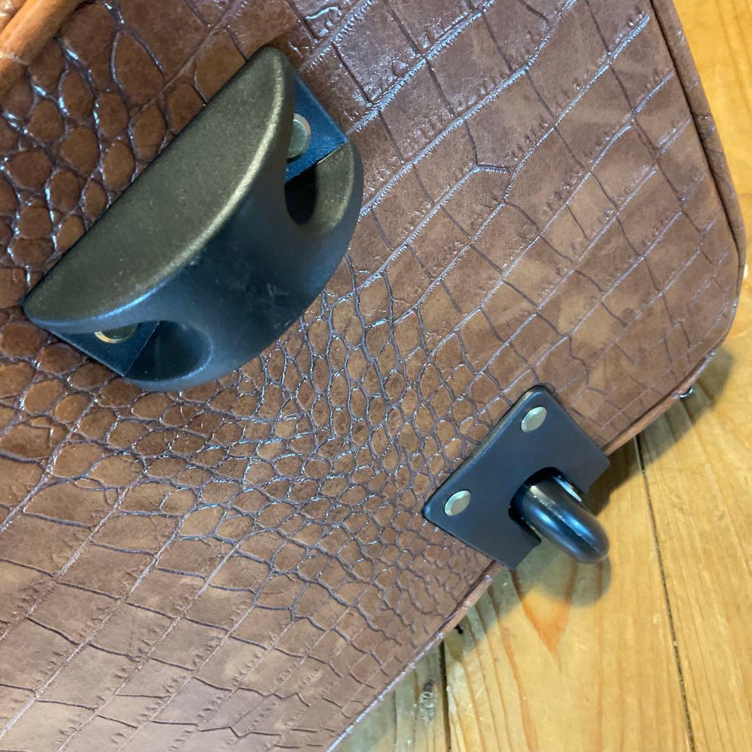 新品 未使用 COOCO クーコ キャリーカート キャリーバッグ クロコ 型