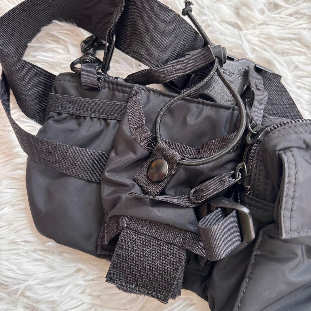 廃盤品】 HEAD PORTER 藤原ヒロシ ボディバッグ オールブラック