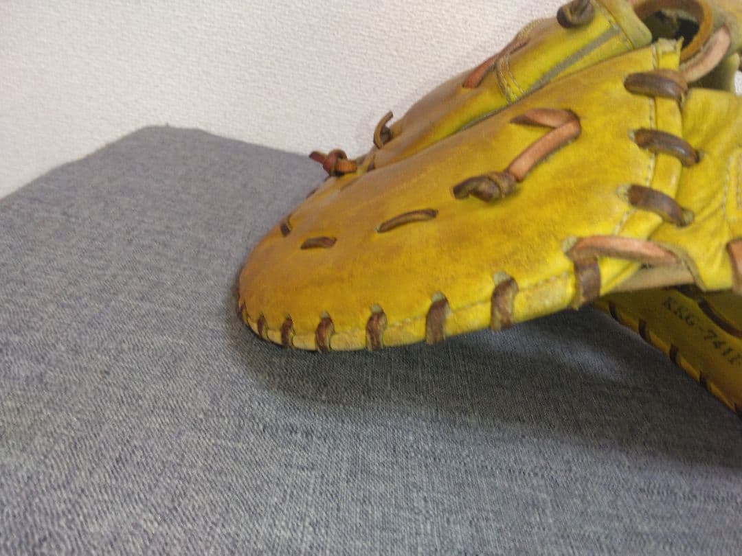 ハイゴールド軟式大人用 心極 左投げ ファーストミット - メルカリ