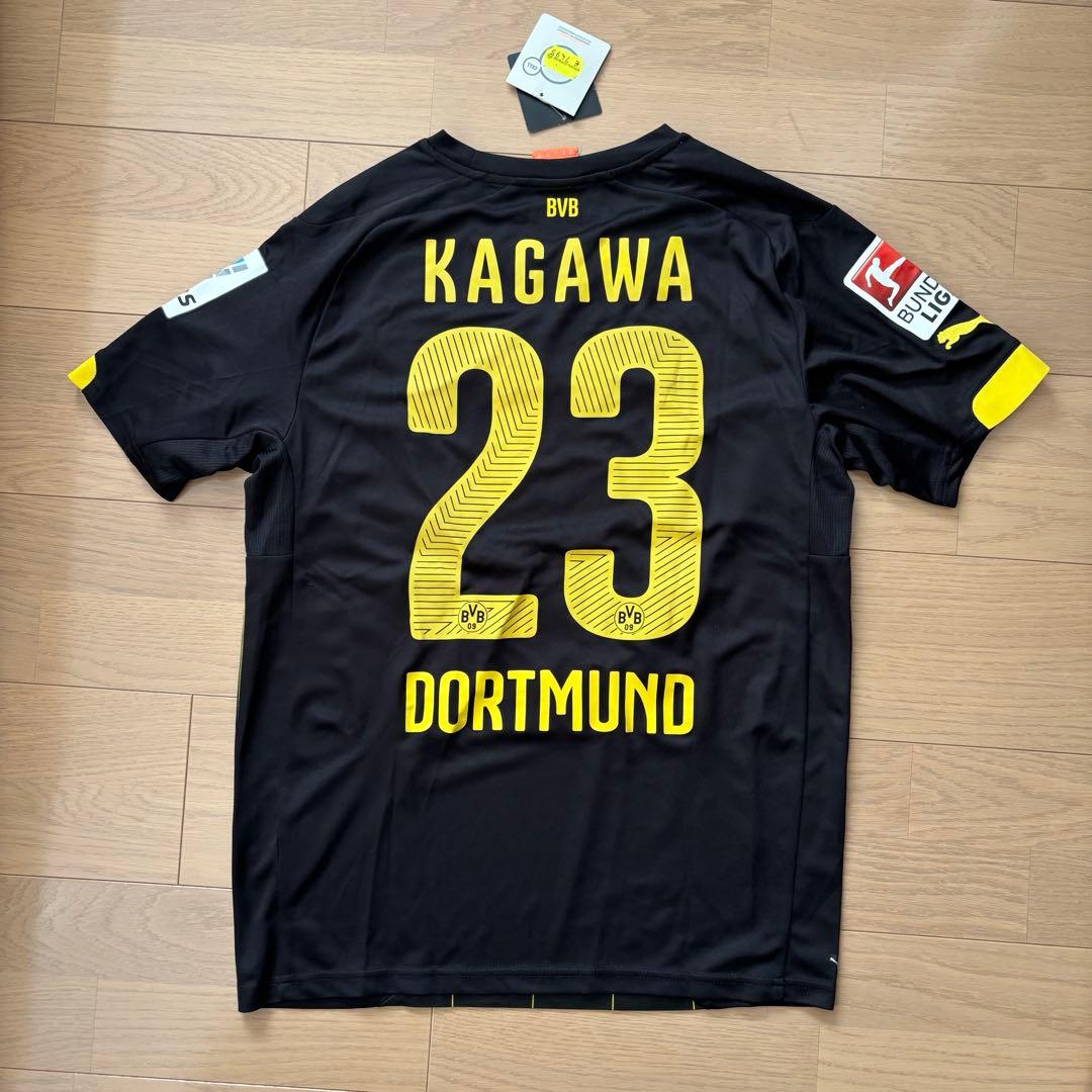 新品未使用 BVB ボルシアドルトムント 香川真司 アウェイ Mサイズ Kappa ドルトムント 10/11 ユニフォーム アウェイ 長袖 #23.香川真司