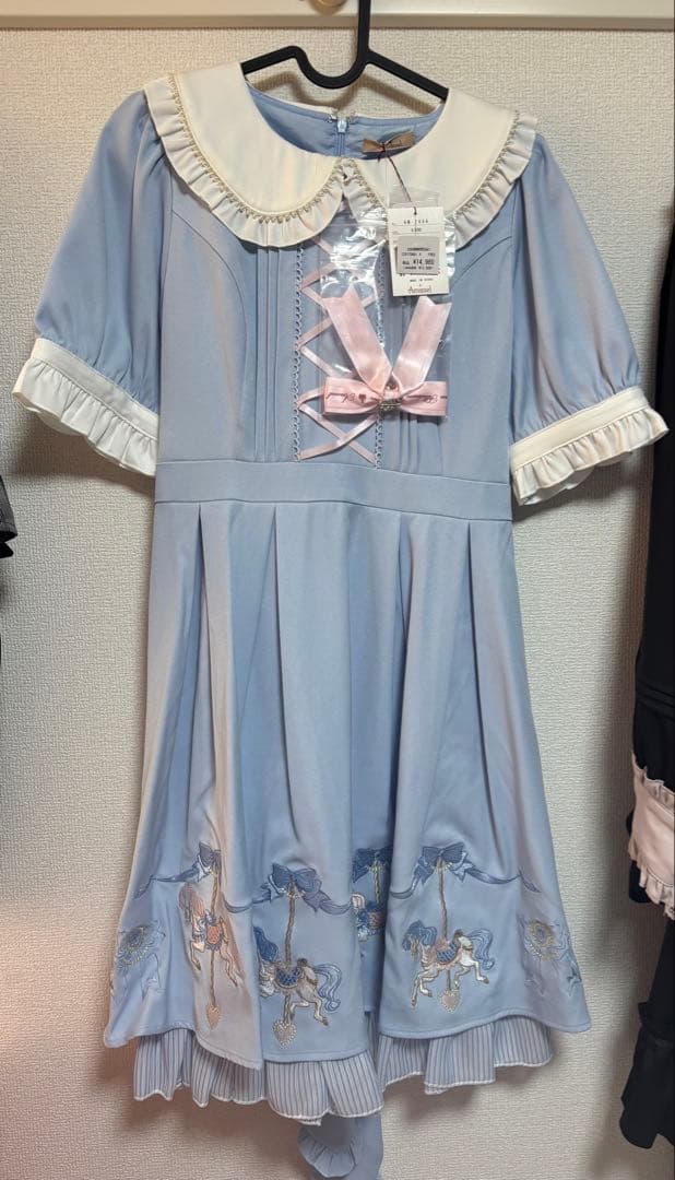 Nostalgic Dreamin' Carousel ワンピース サックス