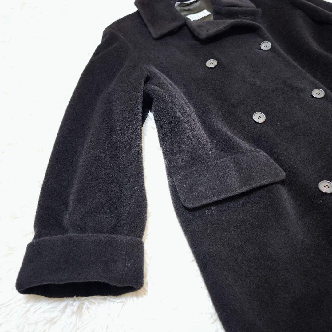 極美品MARELLAマレーラ カシミヤ混 ダブルブレスト ロングチェスター