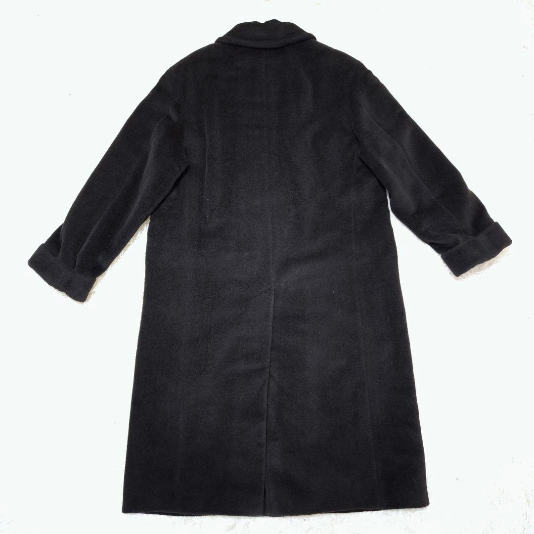 極美品MARELLAマレーラ カシミヤ混 ダブルブレスト ロングチェスター