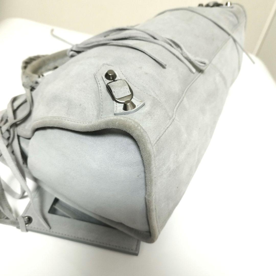 バレンシアガ シティ バッグ ジャイアント スウェード ベロア トート