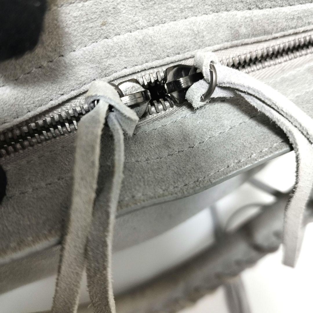 バレンシアガ シティ バッグ ジャイアント スウェード ベロア トート