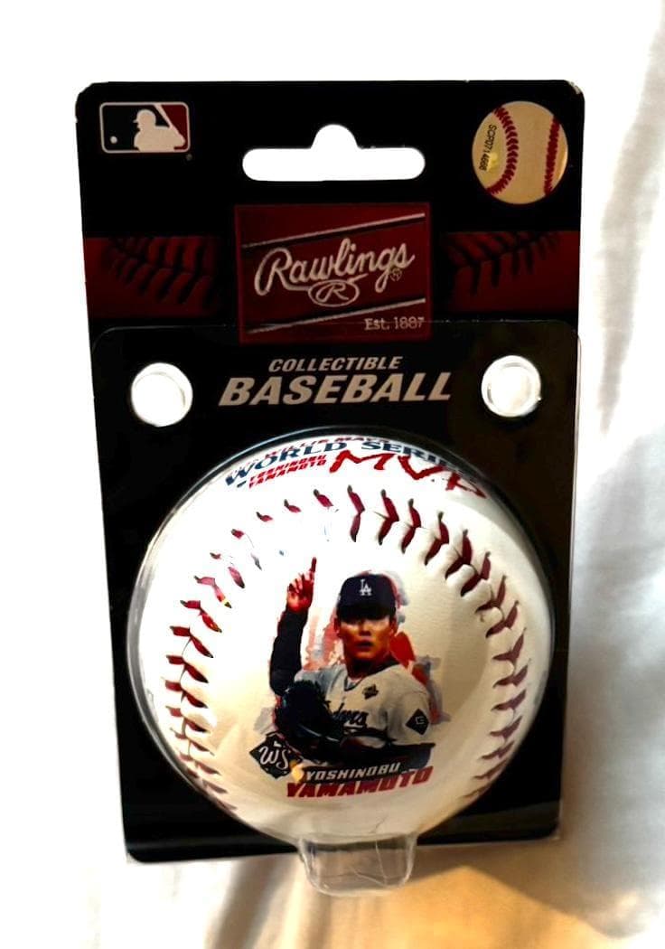 ドジャース 山本由伸 2025 ワールドシリーズ MVP記念ボール 専用ケース