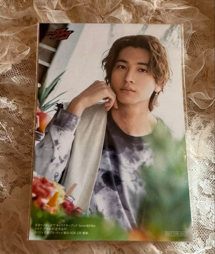 仮面ライダーガヴ キャラクターブック特典 生写真 ラキア 庄司浩平