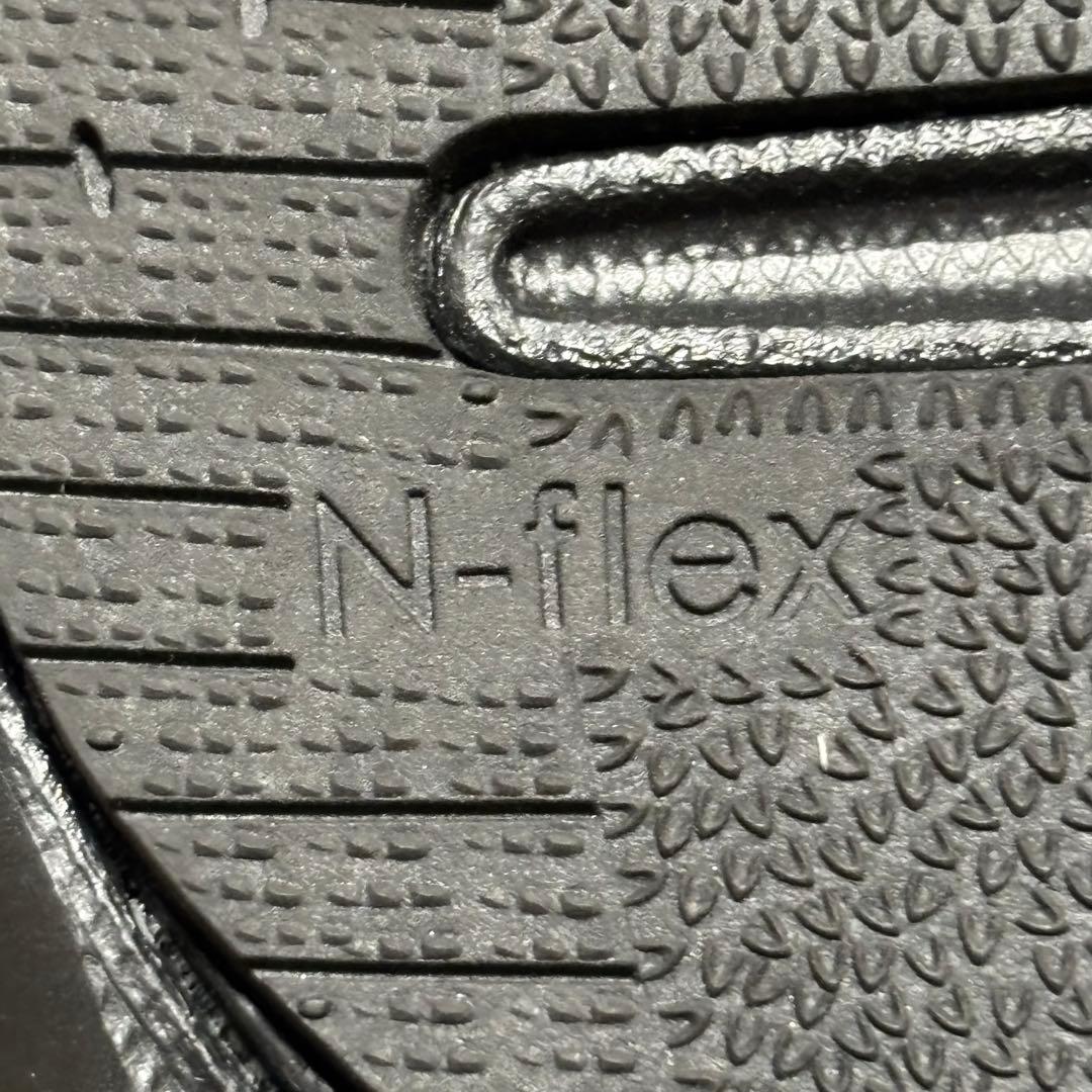 未使用級 リーガルウォーカー レザースニーカー シボ革 ブラック 高級