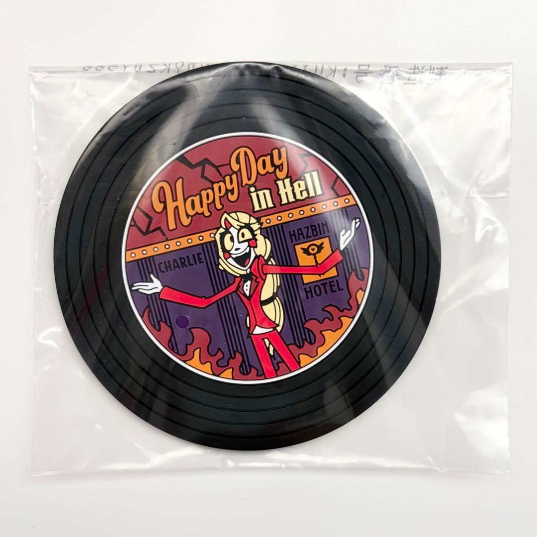 一番くじ ハズビン・ホテル レコード風ラバーコースター コースター G