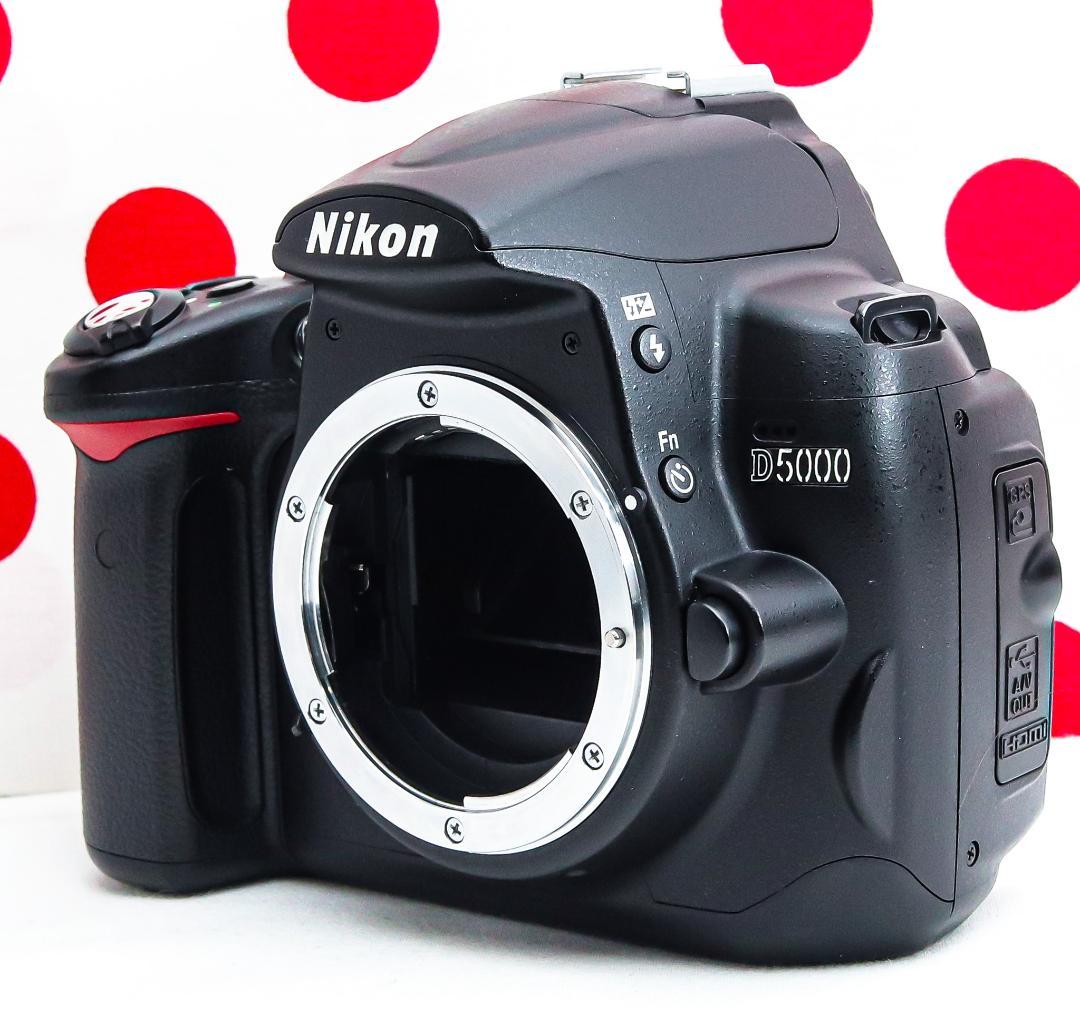 ニコン Nikon D5000❤スマホ転送OK❤動画撮影・自撮り可❤手振れ補正