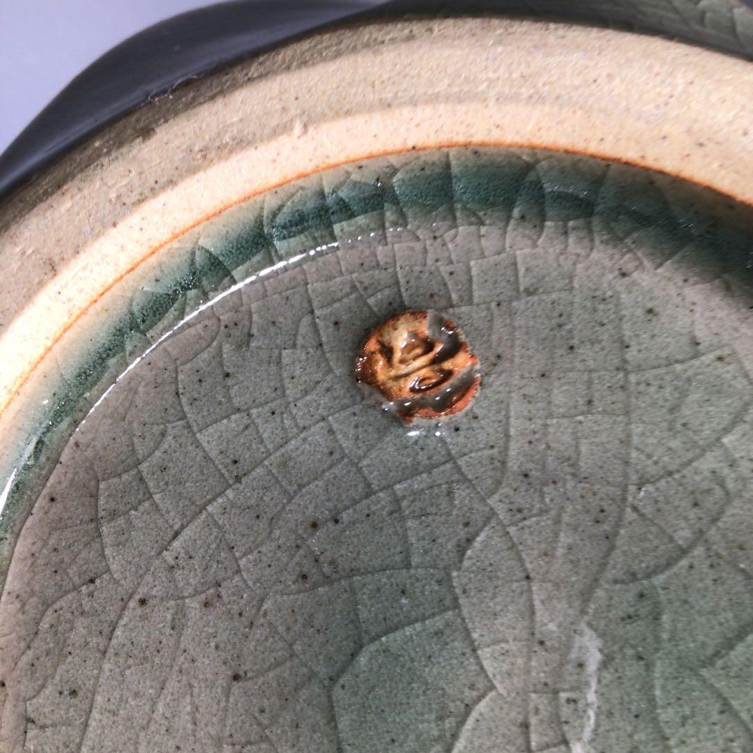 N165 水指 『明神窯 岡本高始造』『練上水指』 共箱 茶道具 - メルカリ