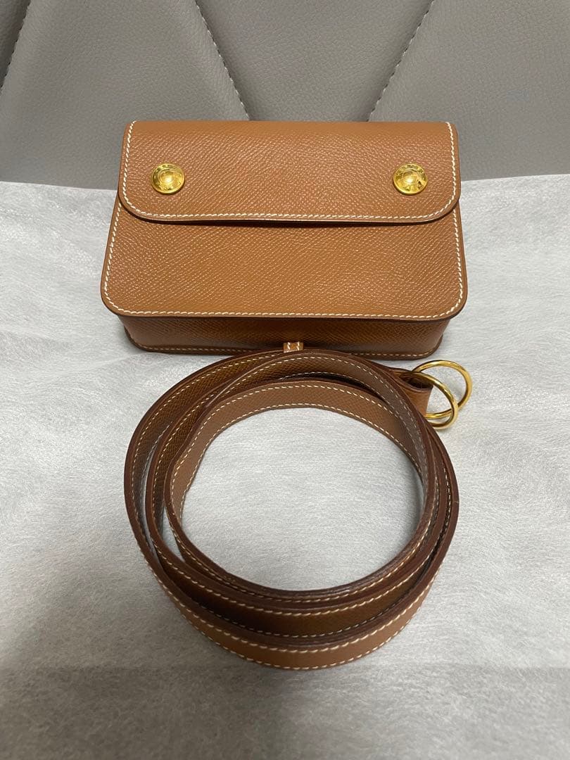 さくらページ1エルメスウエストバッグ エルメス インザループ18 In-The-Loop ローズサクラ/S金具 (HERMES