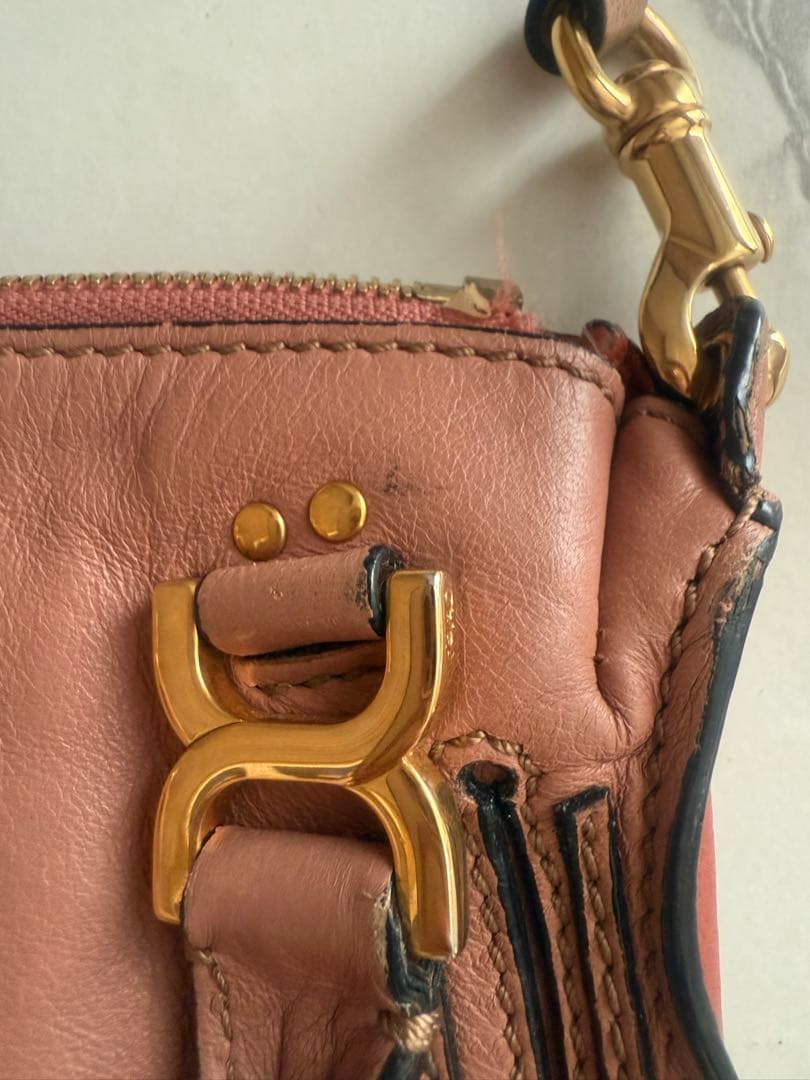 じじ様専用】Chloé クロエ マーシー ミニ ピンクベージュ ショルダー