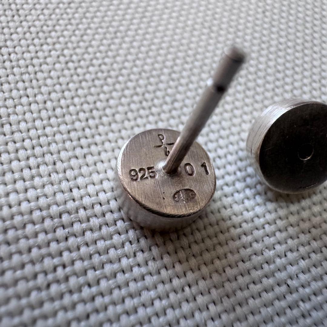 parts of four DIAMOND SLAB STUD EARRING