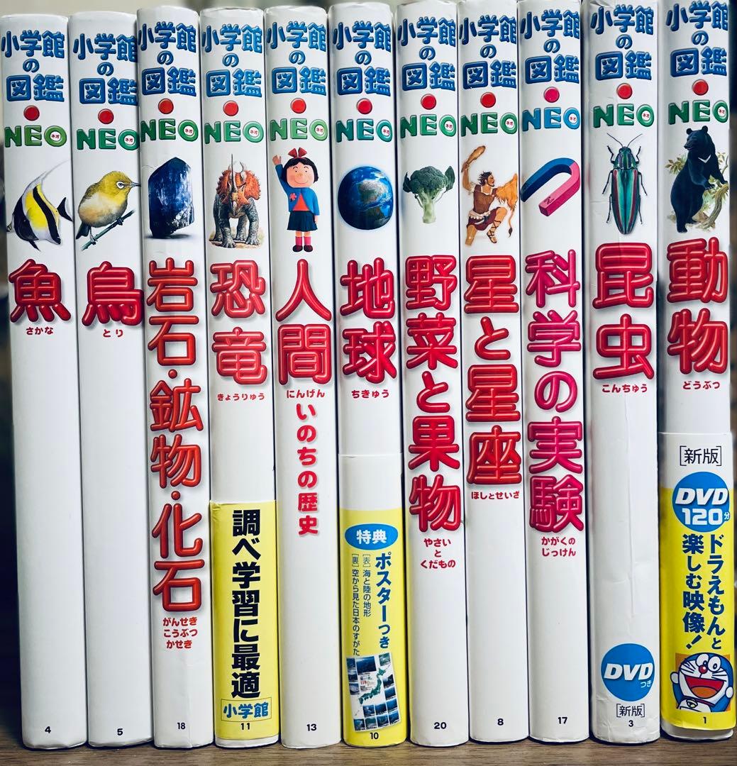 ★11冊セット★小学館の図鑑NEO 小学館 図鑑NEO プレNEO 11冊セット 不思議 世界 日本 世の中 工夫
