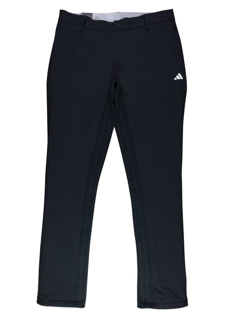 92】秋冬 定価27,500円 アディダス ゴルフ 中綿 テーパードパンツ 黒