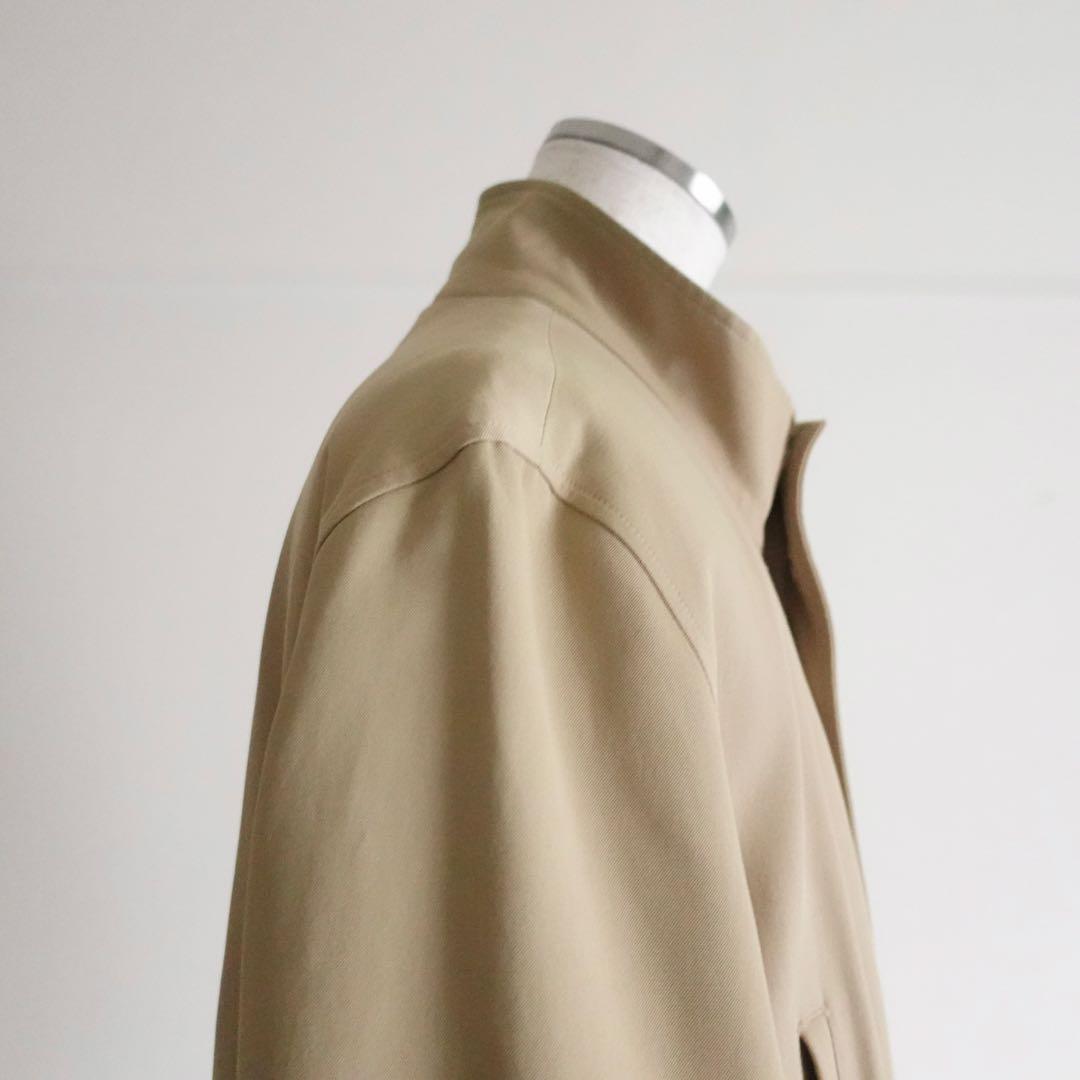 1990s allegri コットンナイロン スタンドカラーコート イタリア製