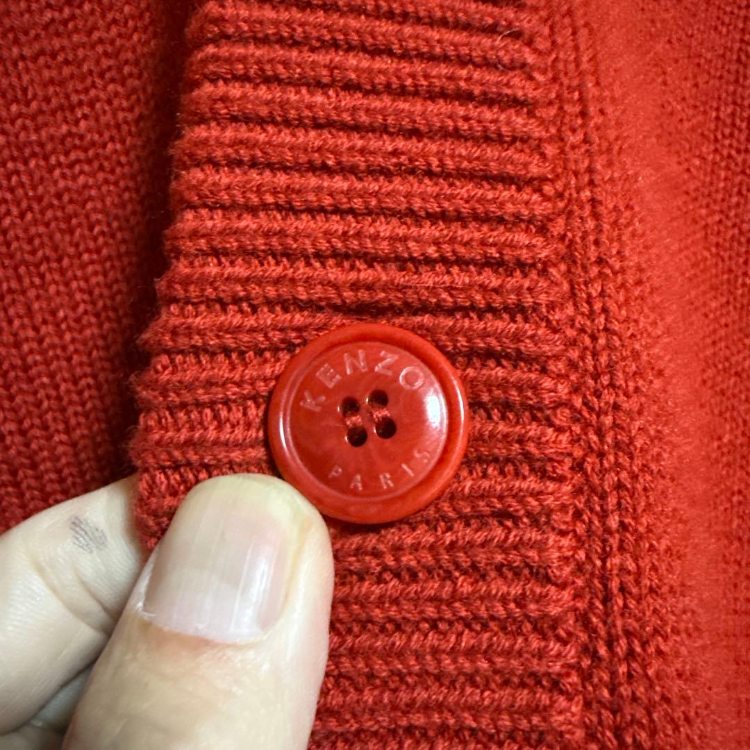 KENZO × VERDY カーディガン HUMAN MADE ガルドン(赤) - メルカリ
