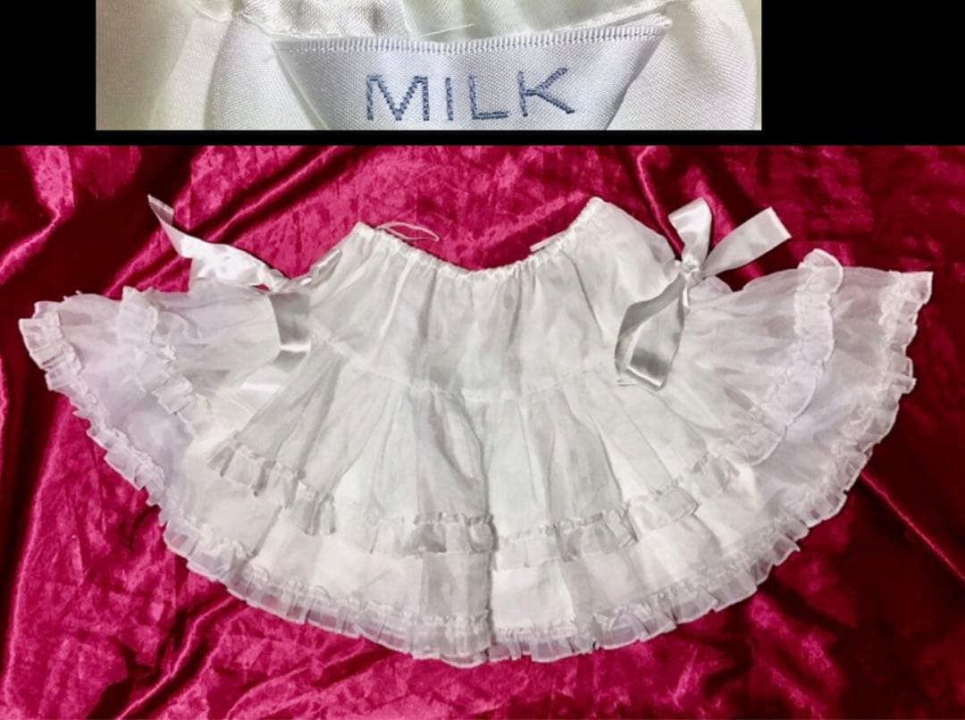 2000sふりふりミニスカートMILKリズリサ系lizlisa系himekaji MILK - 2000sリズリサ系lizlisa系milkふりふりミニスカートhimekajiの