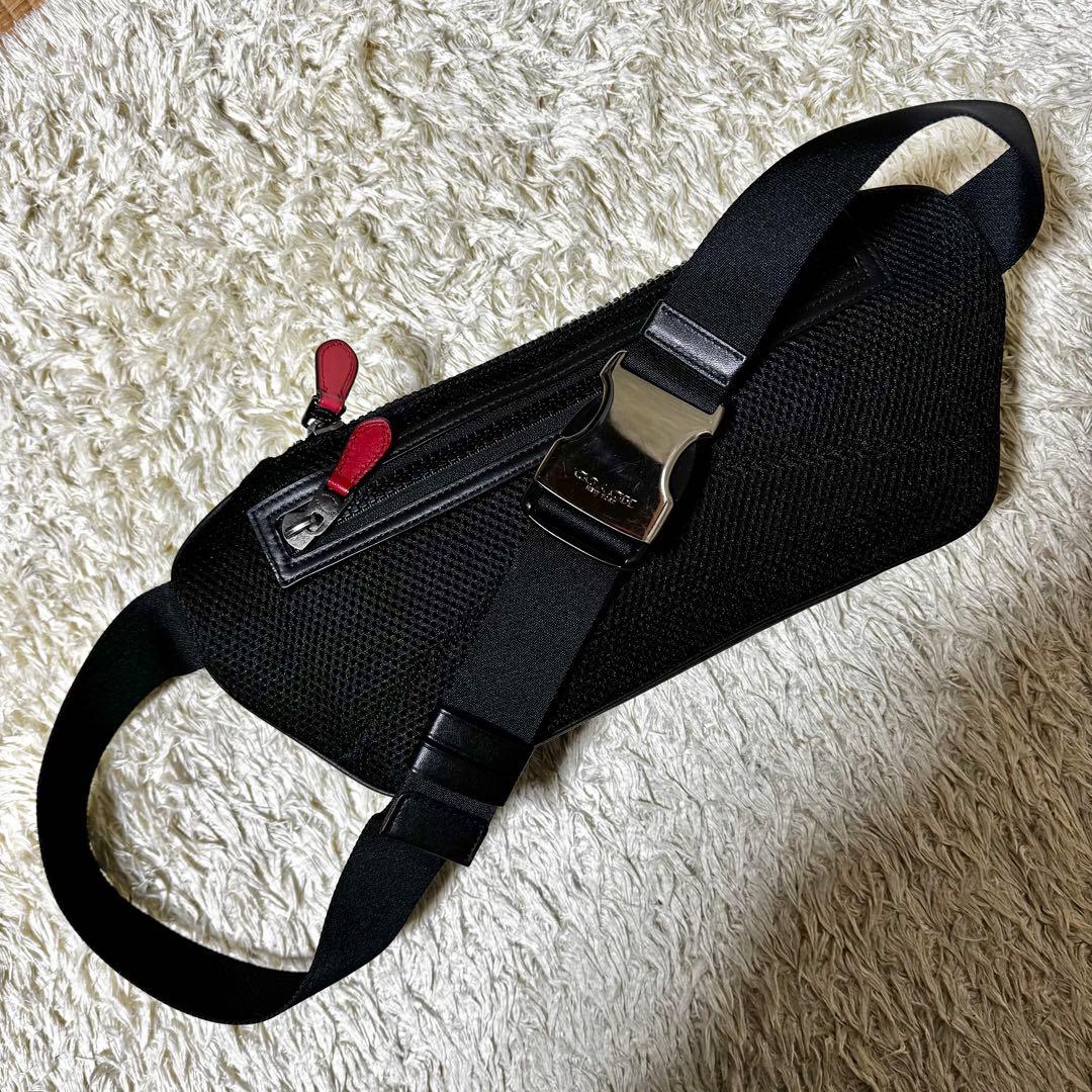 コーチ ライダー ベルト バッグ ウエストポーチ シグネチャー ボディバッグ