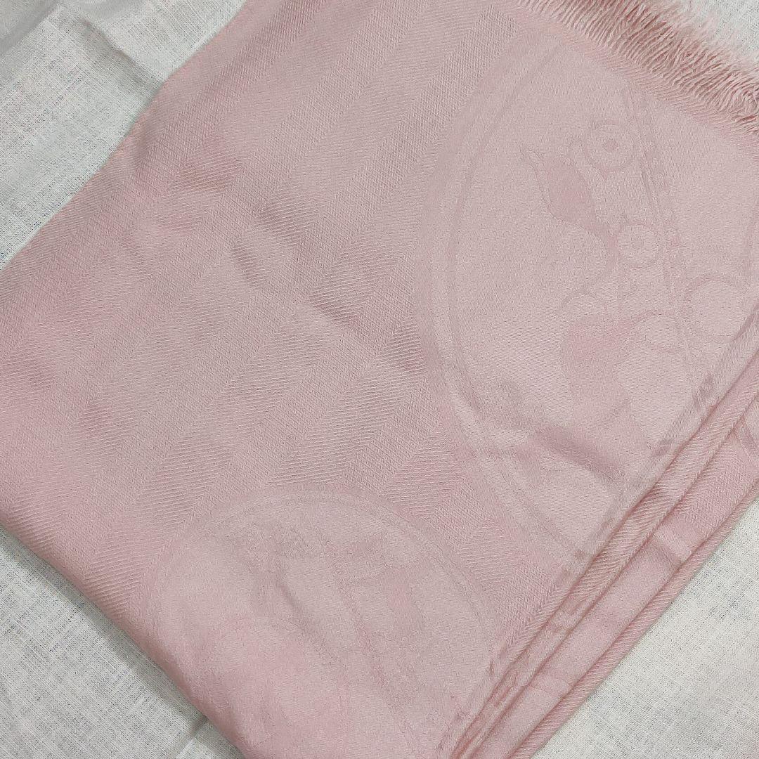 未使用　HERMES《ニュー・リブリス》ストール　カシミヤ　シルク　76×200