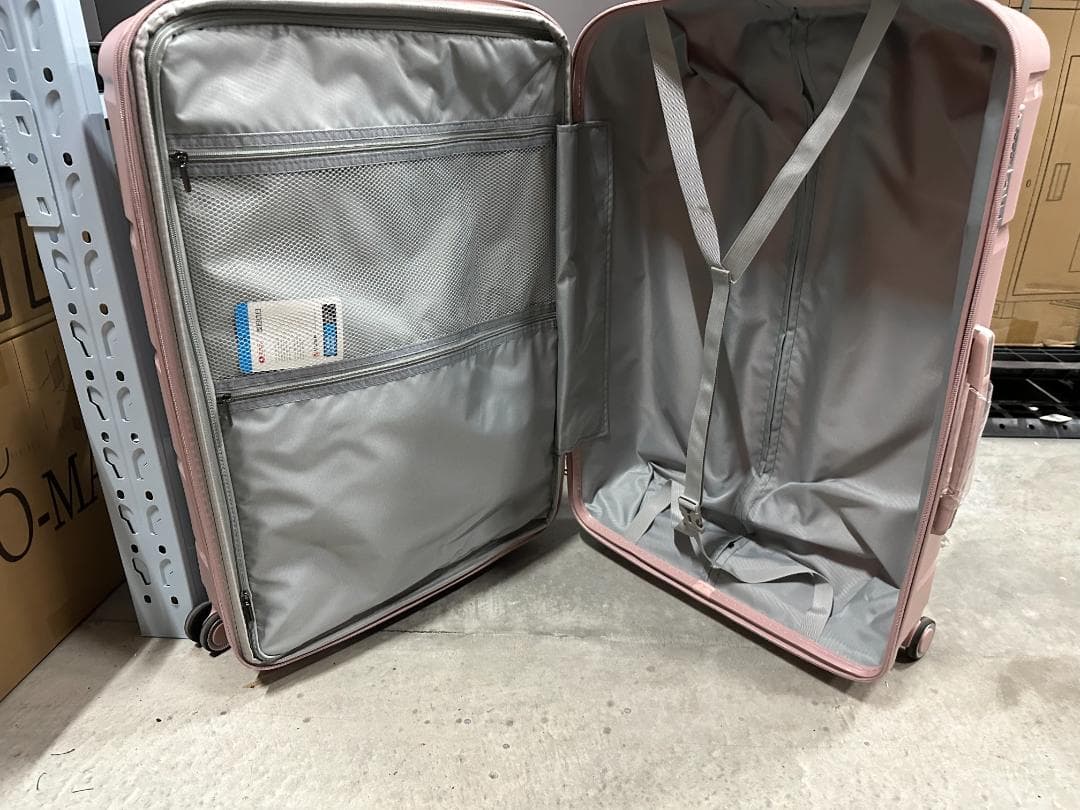 サムソナイト ソフト キャリーケース コンパクト レザー プラム 4輪