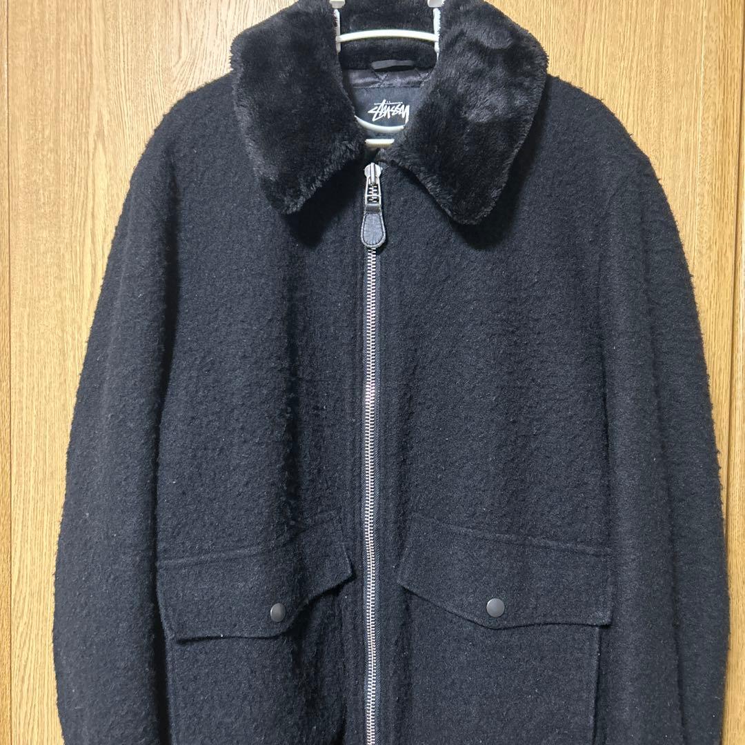 Stussy ブラックジャケット ファー付き Stüssy Alpha Winter Parka – Black | Outerwear | Stüssy Japan