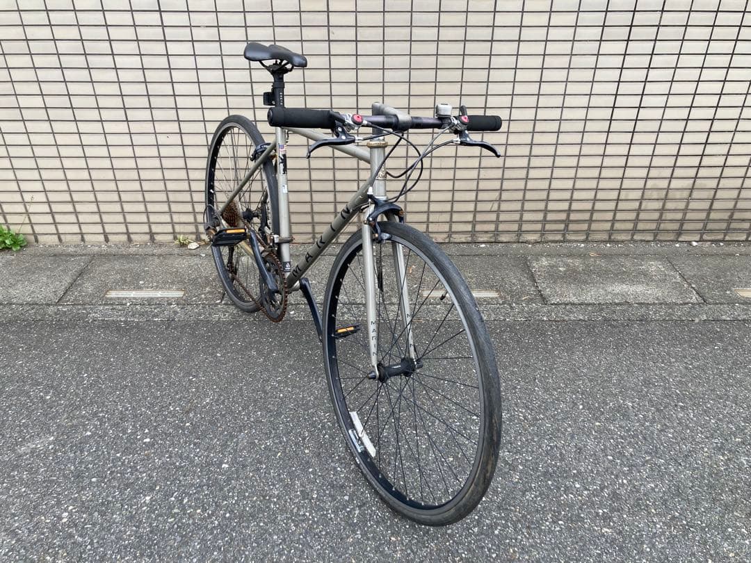 マリン ノバト MARIN NOVATO 前2×後8速 クロモリ フラットバー