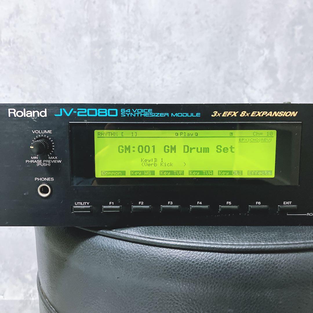 希少】ローランド 音源モジュール JV-2080 内蔵電池交換済み