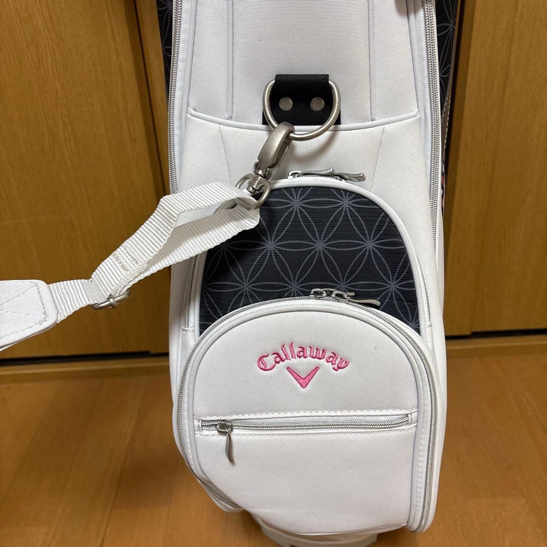ゆ*ゃ様 キャロウェイ キャディバッグ レディース Solaire ホワイト×ピ