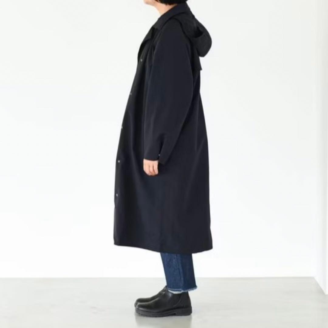 美品】北欧暮らしの道具店 晴れの日も着たいレインコート ブラック