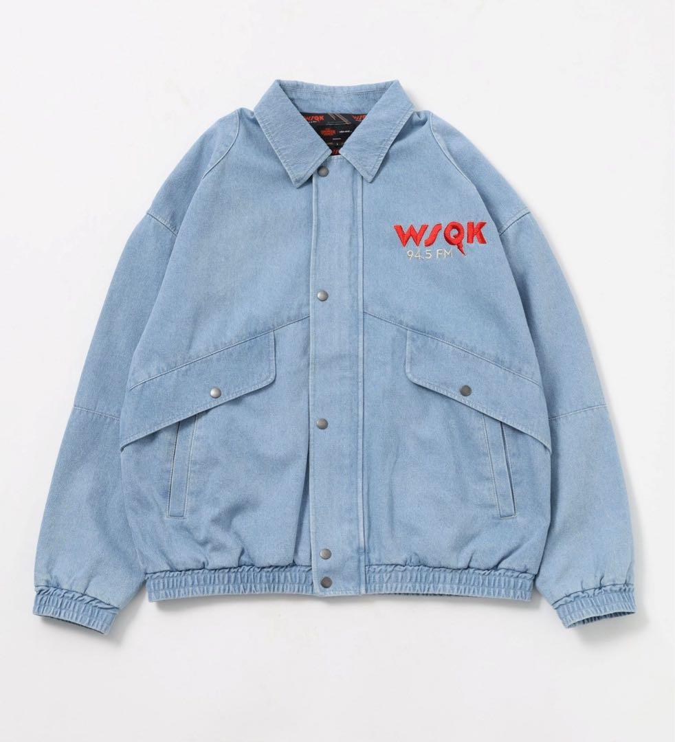 ストレンジャーシングス niko and デニムジャケット ニコアンド　Mサイズ niko and 」が、Netflixシリーズ「ストレンジャー・シングス 未知の