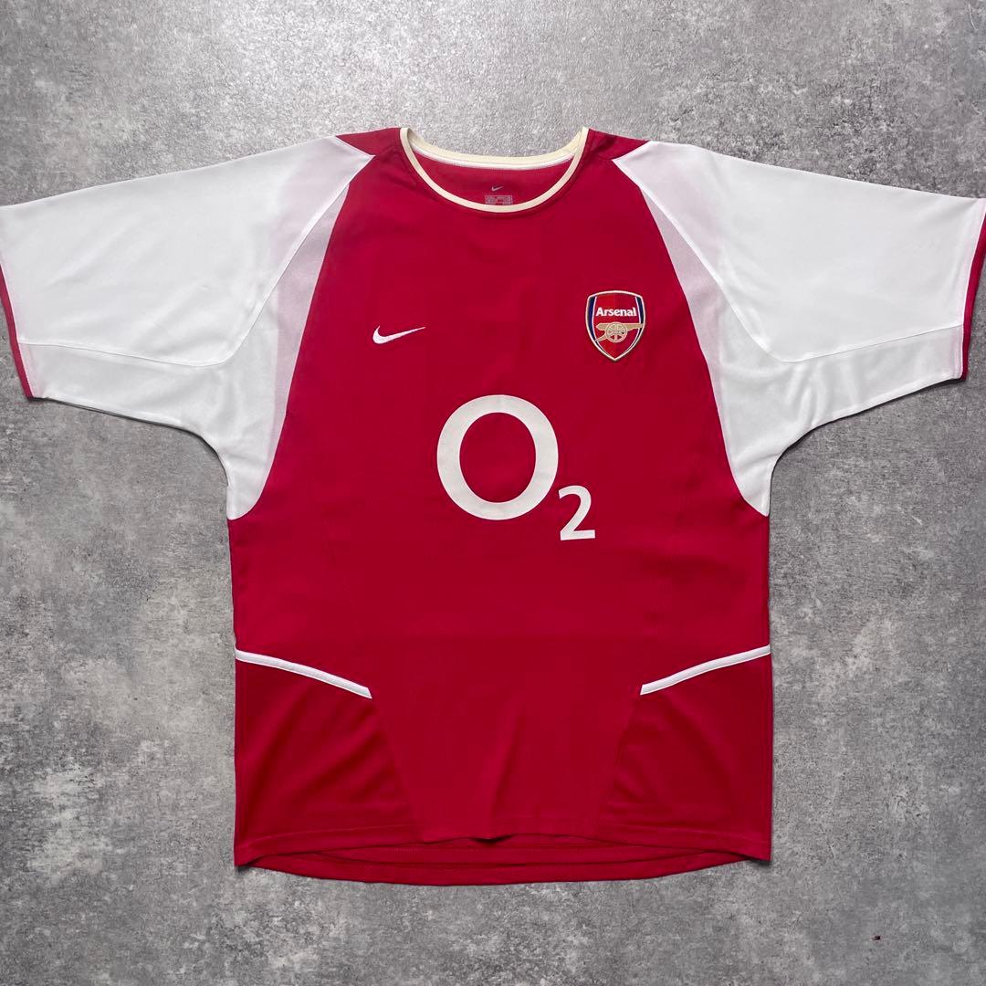 正規品02-04 NIKE Arsenal home HENRY #14】 - メルカリ