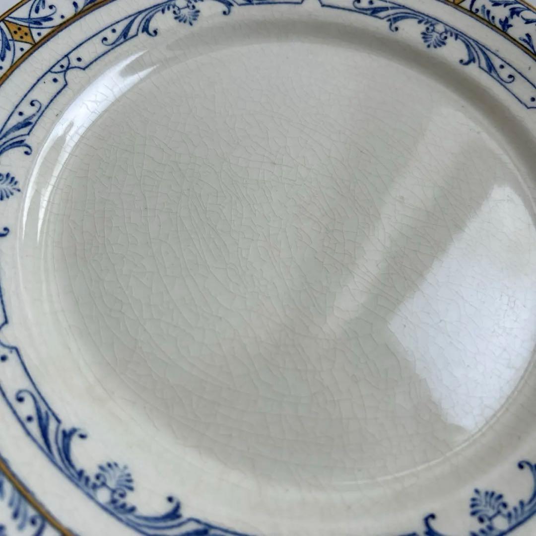 フランスアンティーク クレイユモントロー コルベール デザート皿