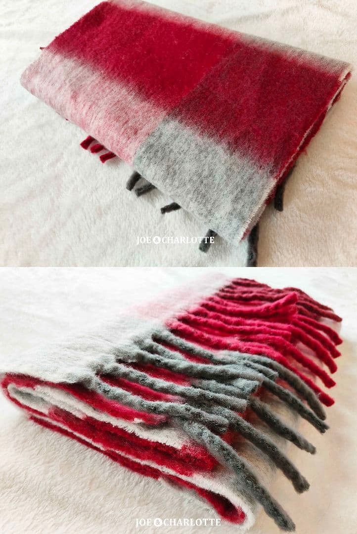 ダーリッチ darich チェックボリュームマフラー 名古屋6周年限定