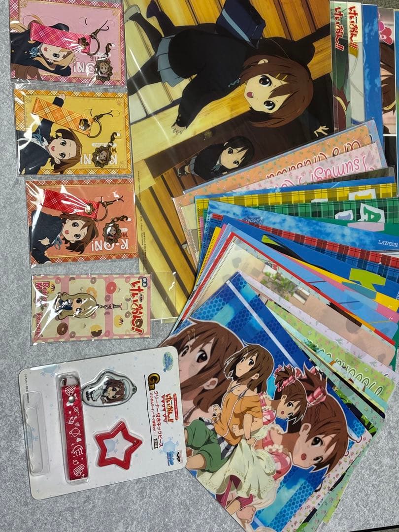 けいおん！クリアファイル、クリアポスターなどまとめ クリアファイル 10枚セット 「映画 けいおん 」ローソンフェア限定