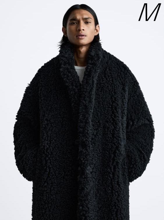 オンライン ショップ 安いファッション - ZARA フェイクボア ロング
