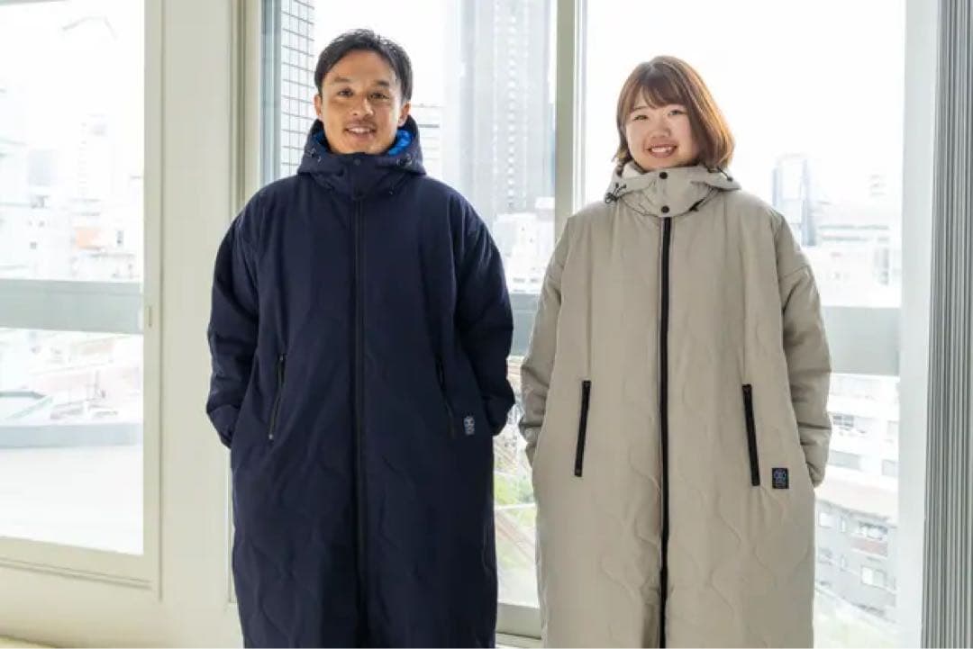 モモンガ4 着る寝袋 M ネイビー アウトドア寝具