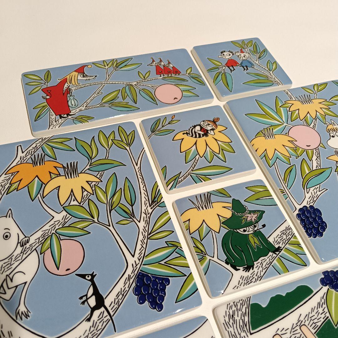 アラビア コンプリート 13枚セット ムーミン デコツリー タイル 希少